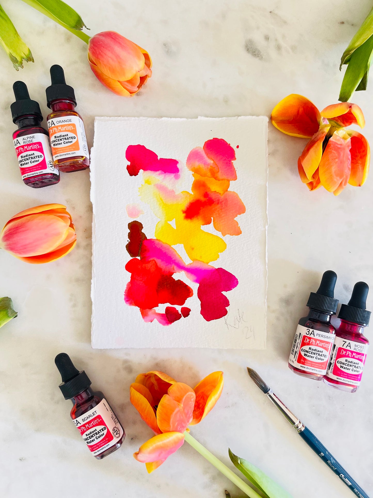 Mini Color Study - Warms I No. 3