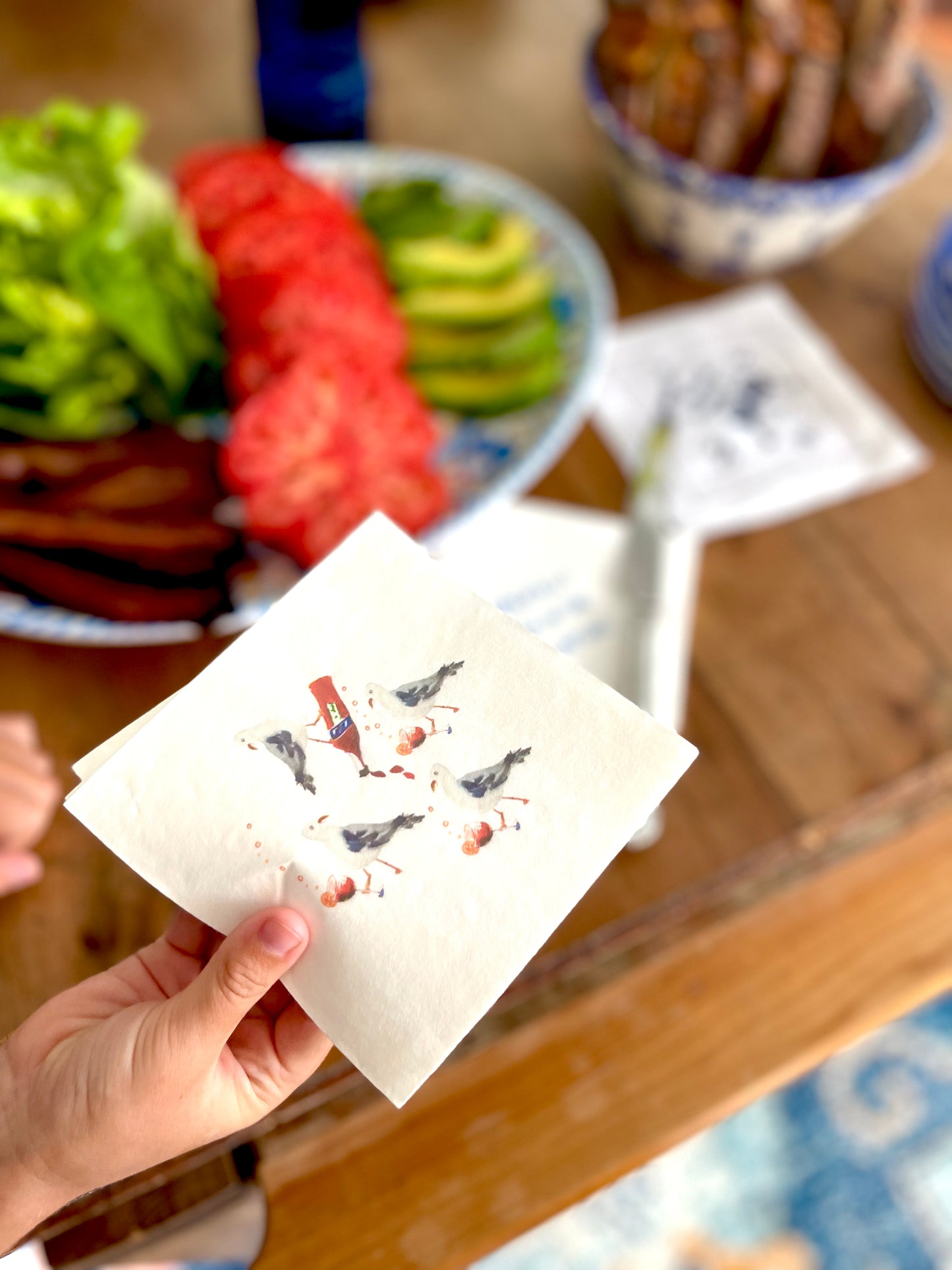 Party Seagulls Paper Cocktail Napkins (S/12)