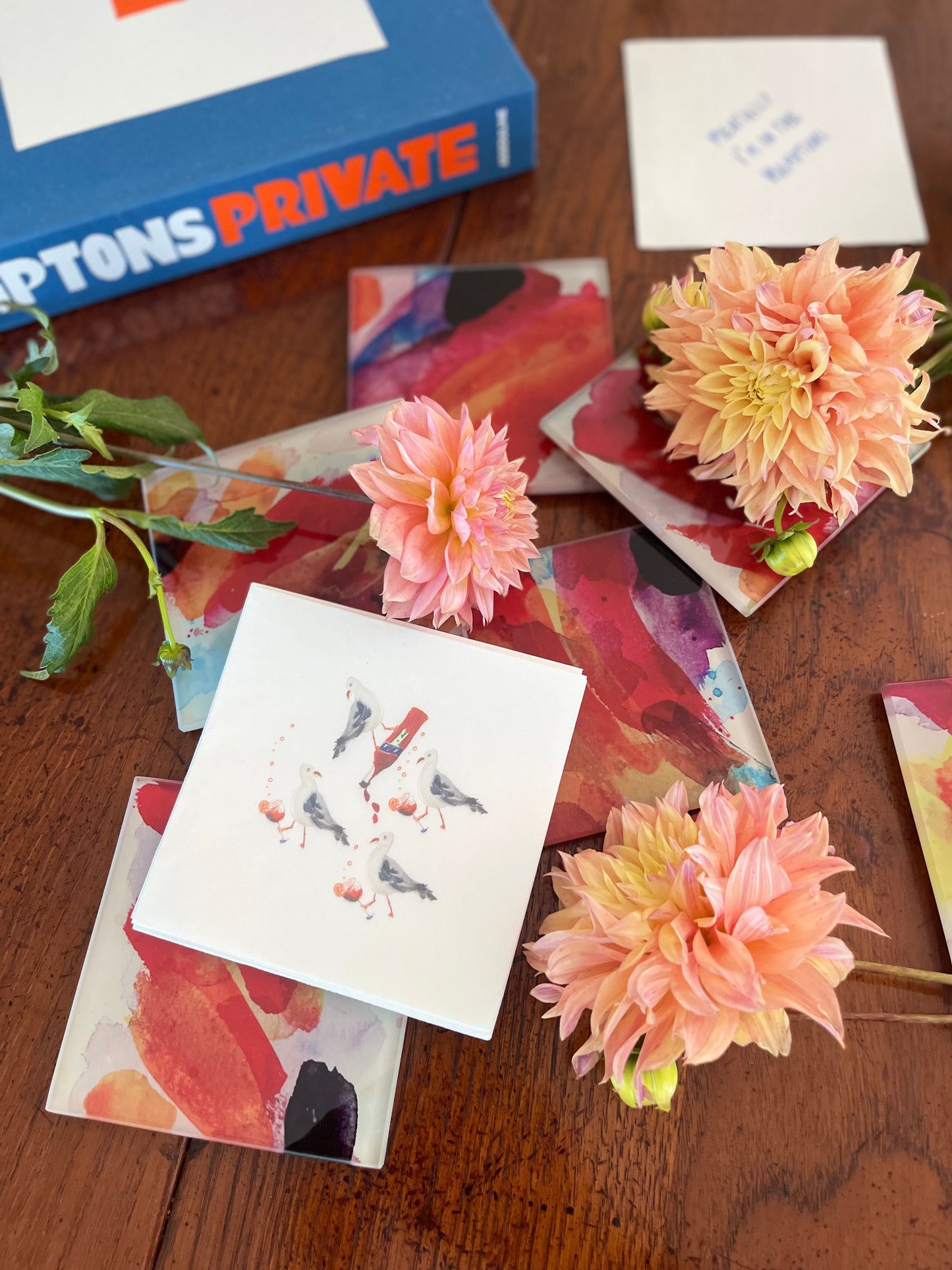 Party Seagulls Paper Cocktail Napkins (S/12)