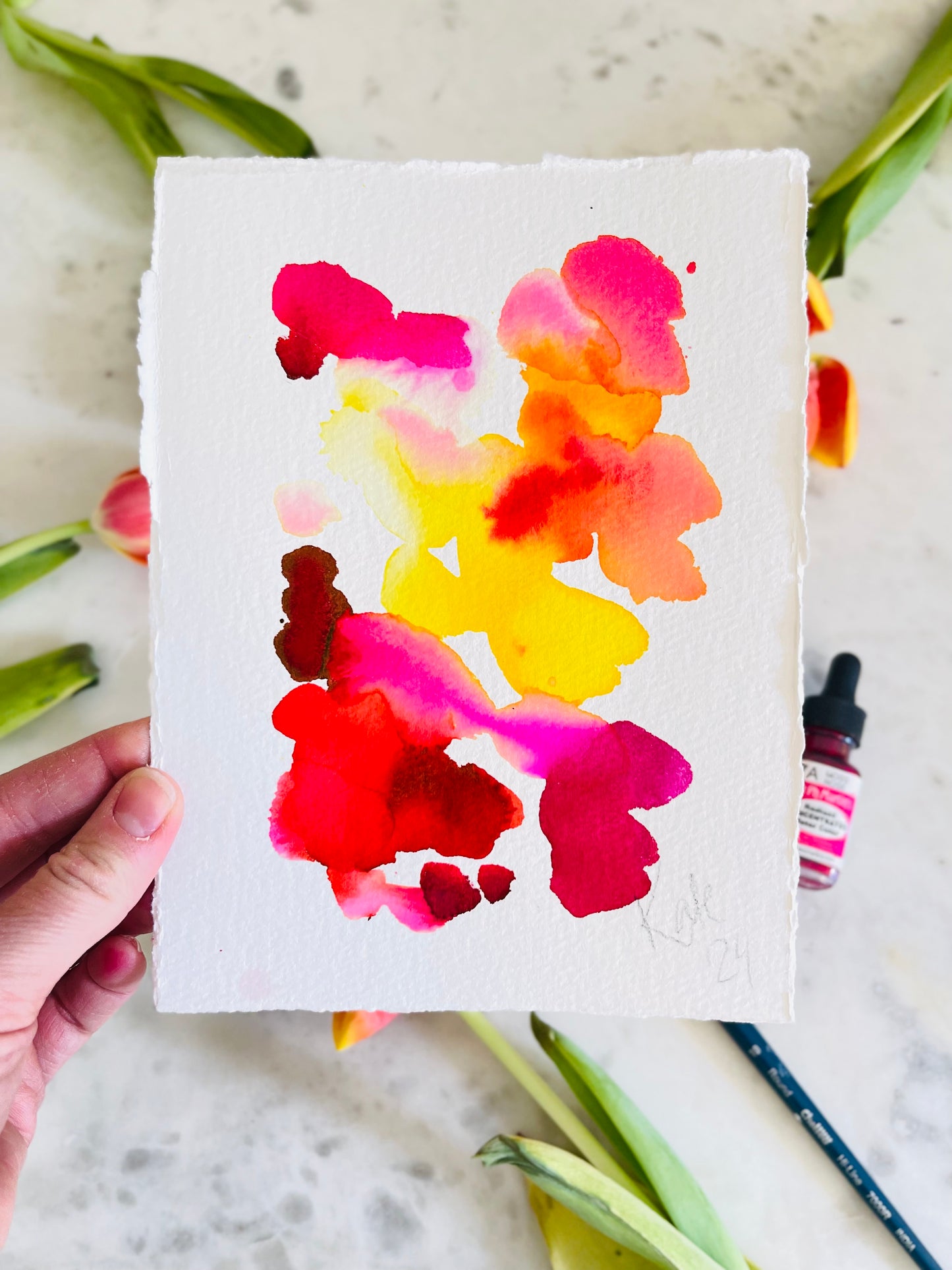 Mini Color Study - Warms I No. 3