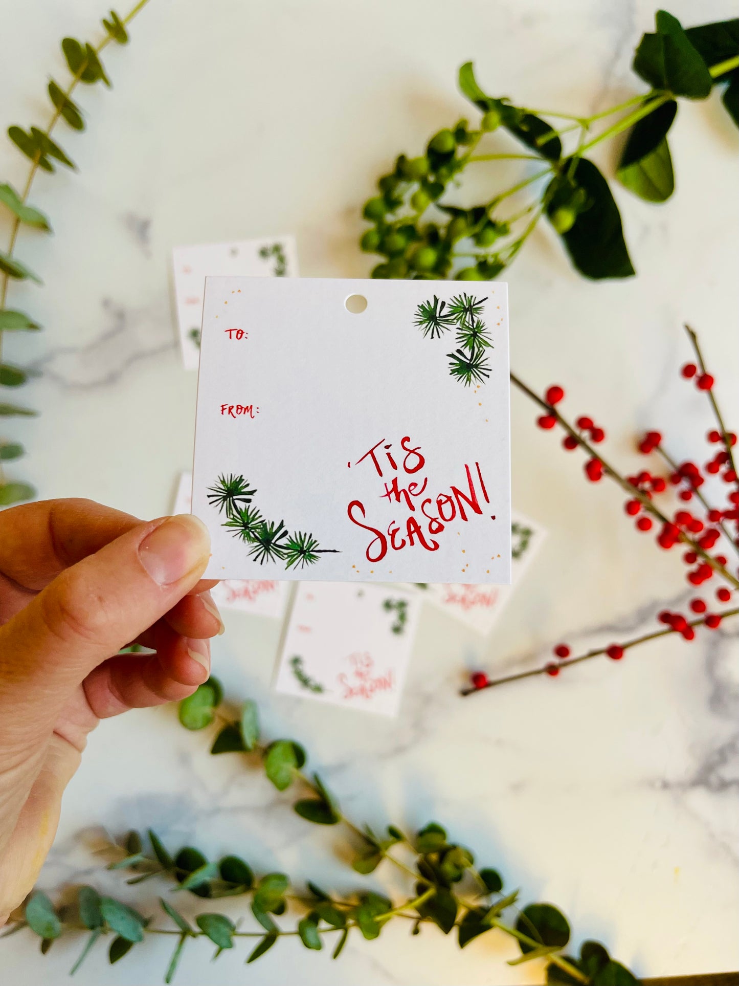 Tis the Season Hanging Gift Tag (S/15)