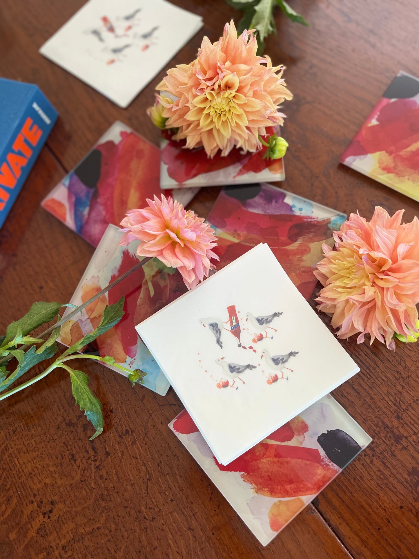 Party Seagulls Paper Cocktail Napkins (S/12)