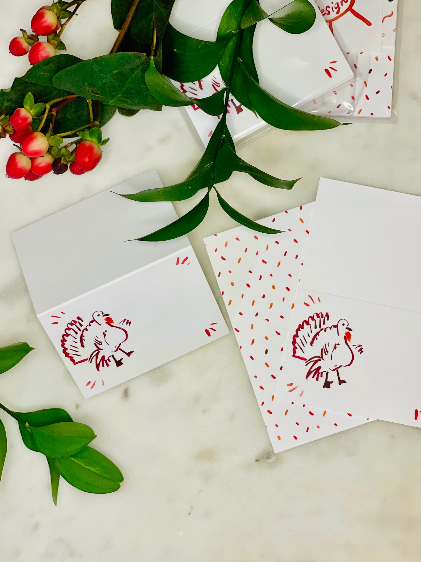 Turkey Tented Placecards (S/13)
