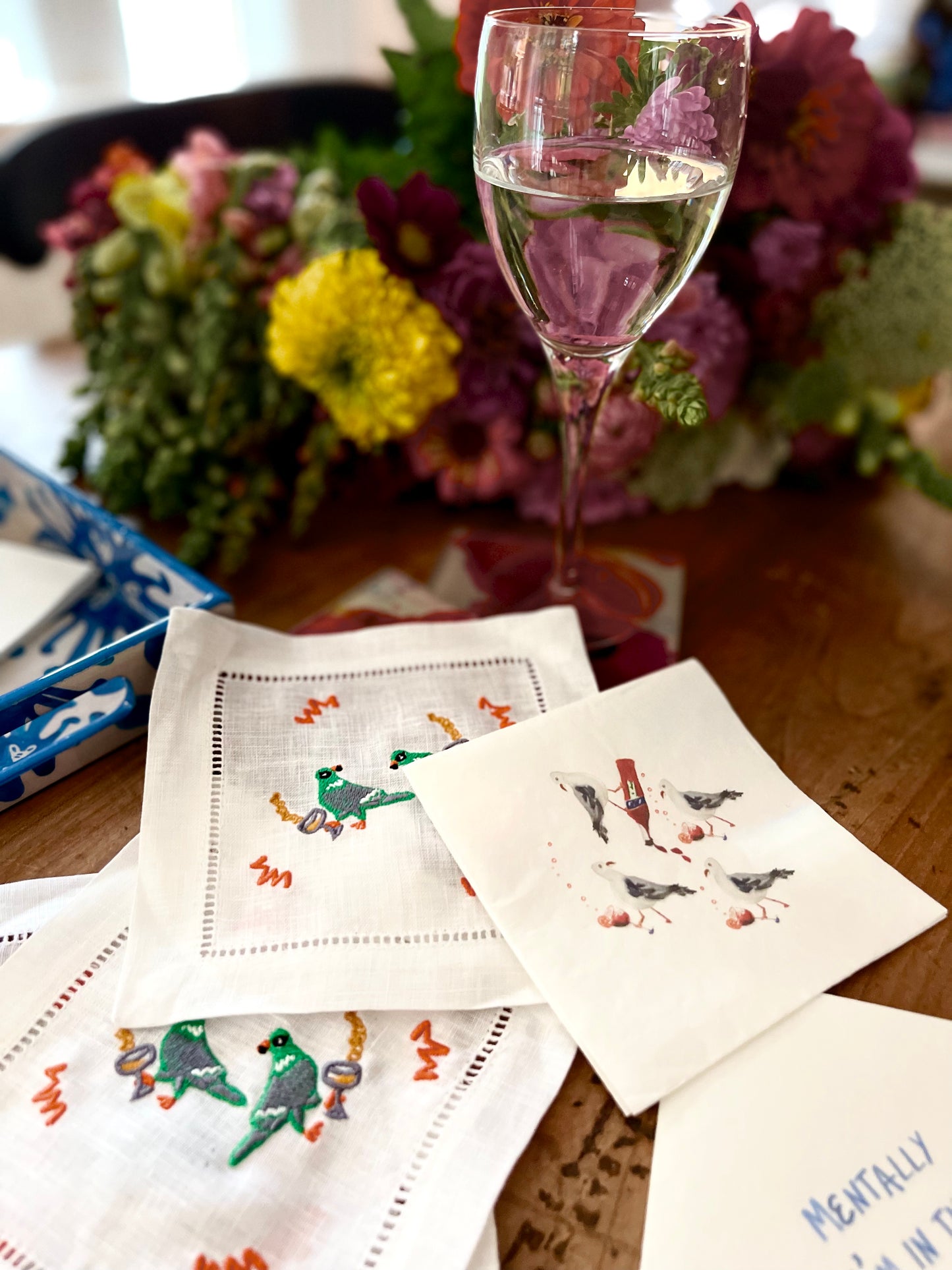 Party Seagulls Paper Cocktail Napkins (S/12)