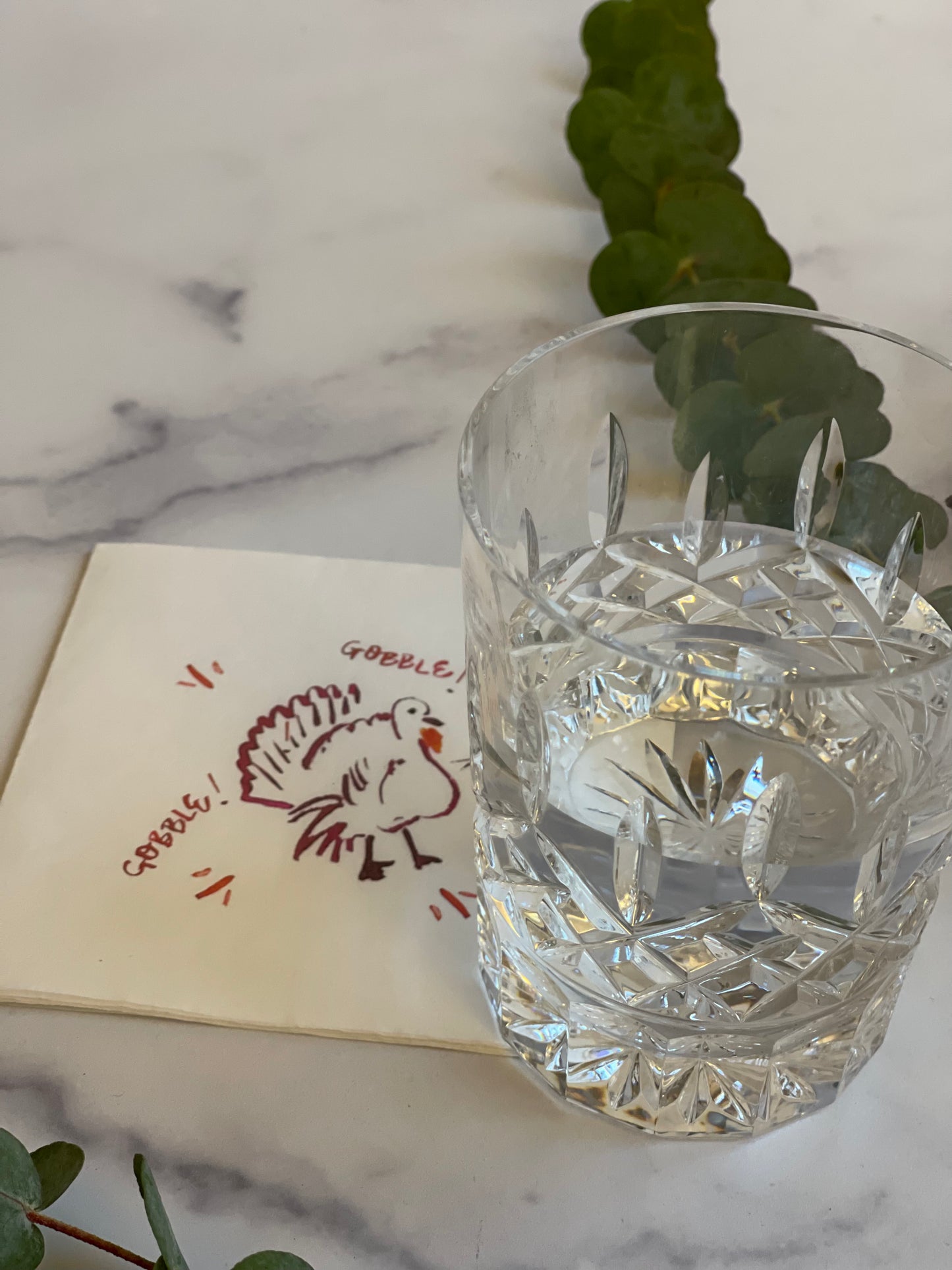 Plum Turkey Paper Cocktail Napkins (S/12)