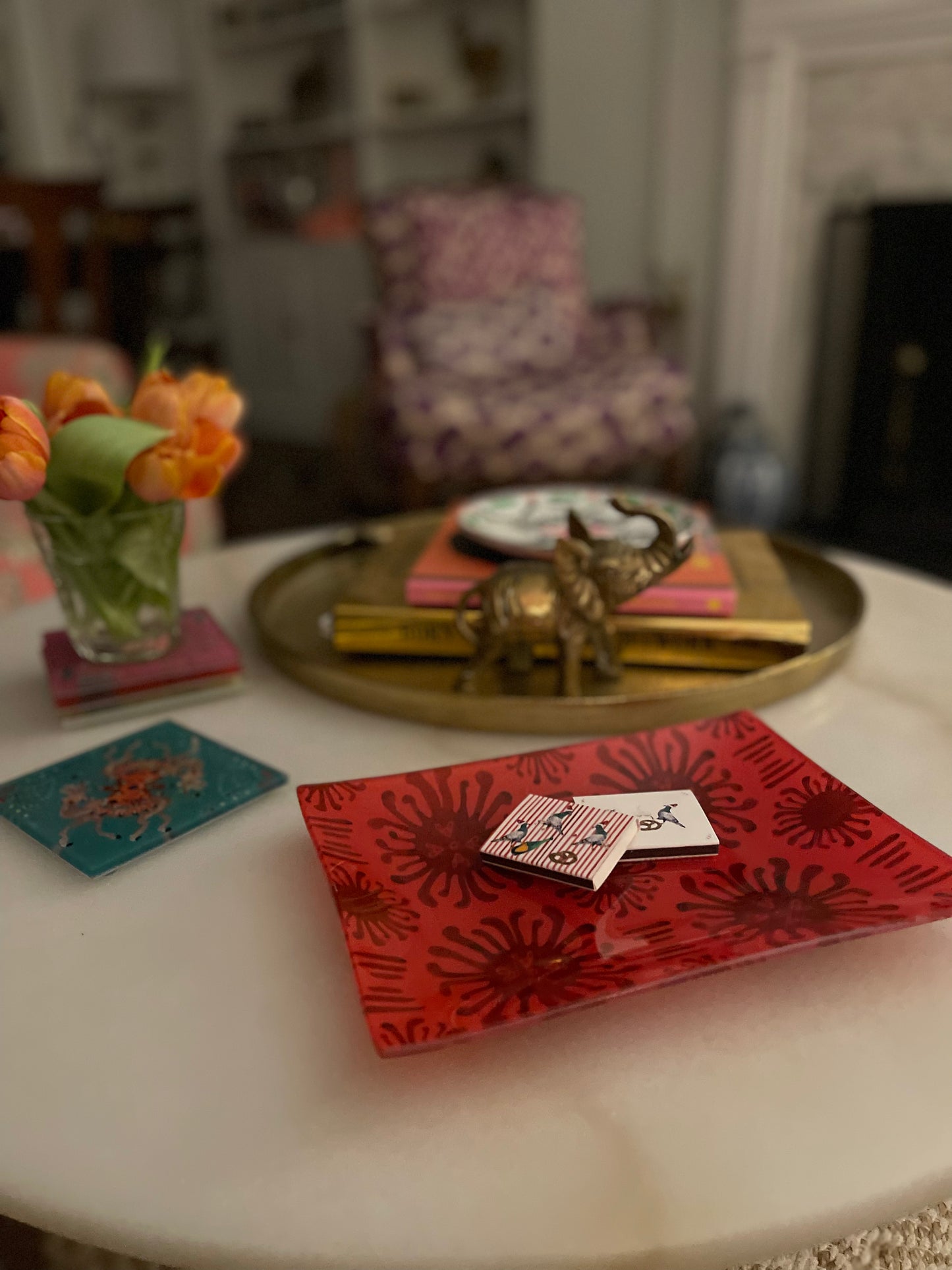Green Camel Coaster Set (S/4)