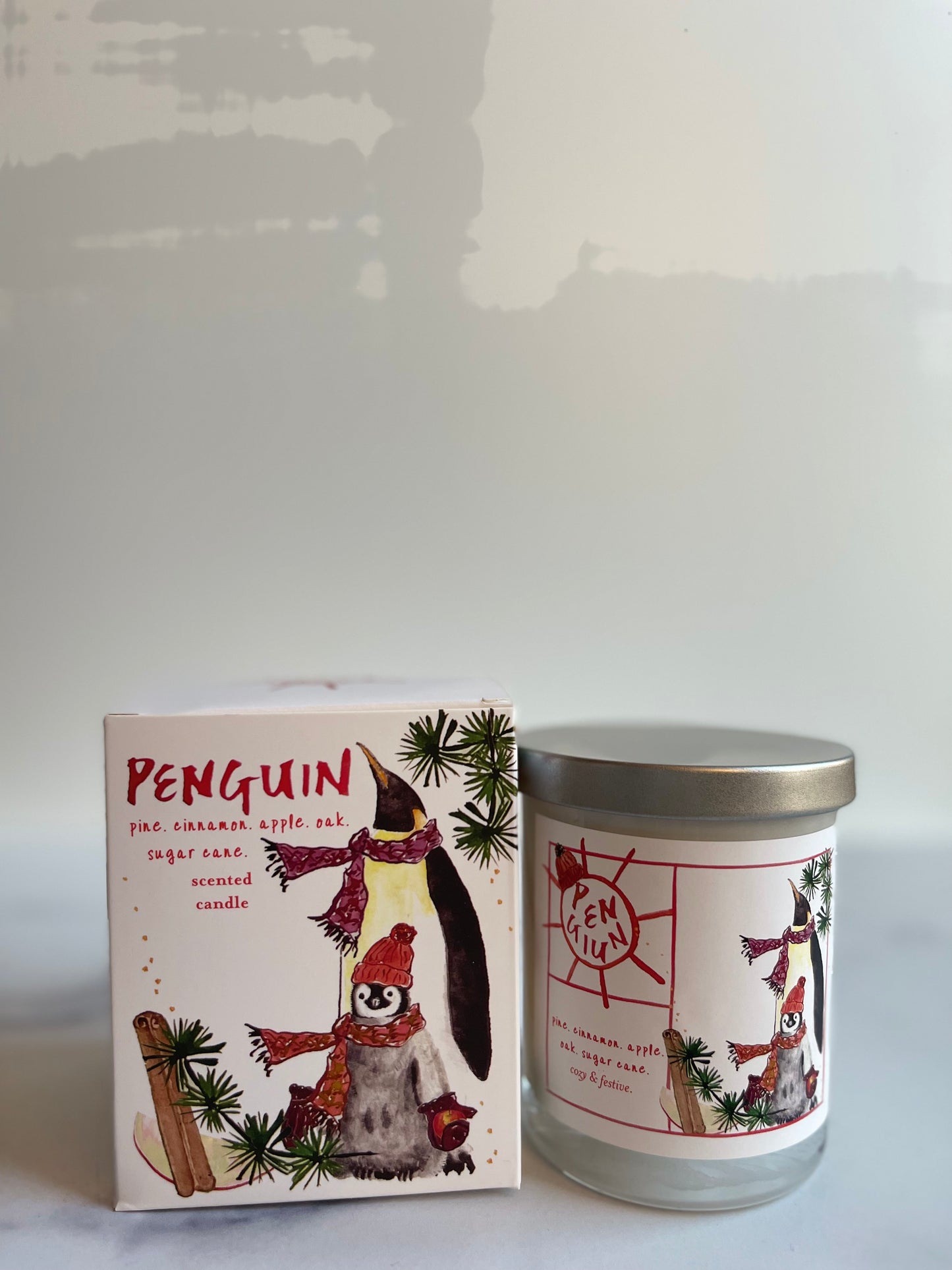 Penguin Candle (Cozy & Festive)