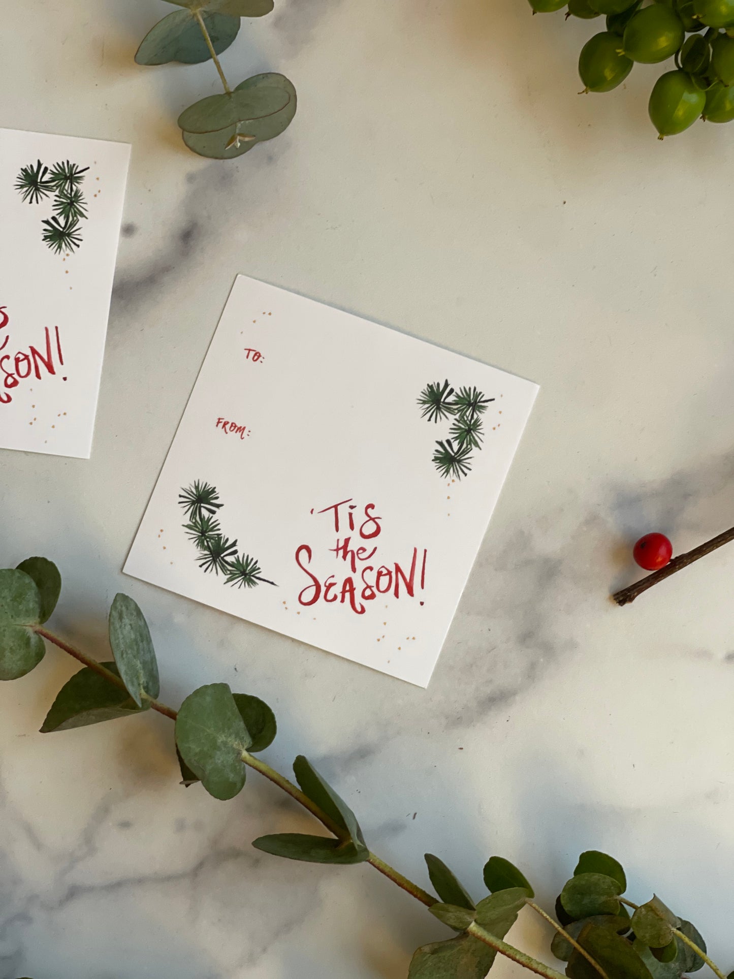 Tis the Season Sticker Gift Tag (S/10)