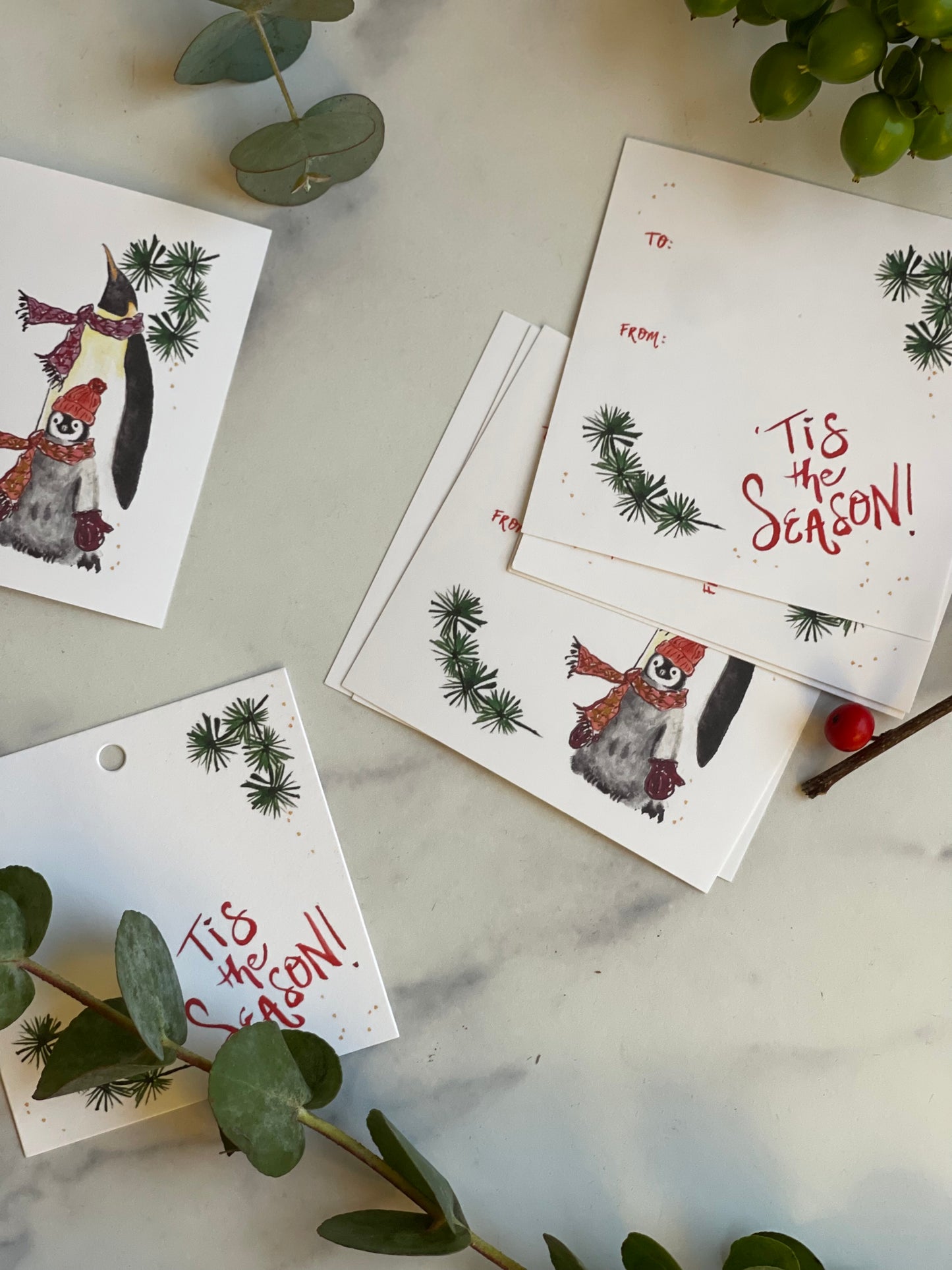 Tis the Season Sticker Gift Tag (S/10)