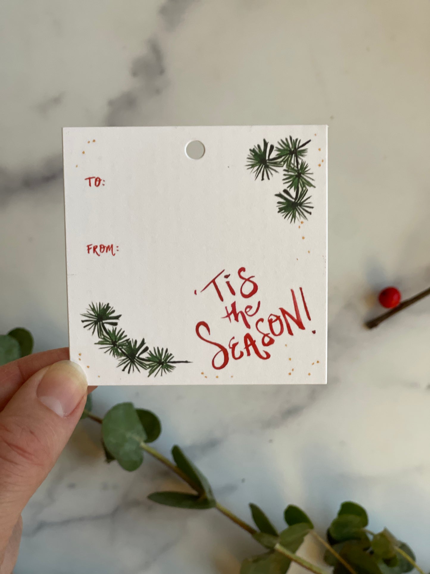 Tis the Season Hanging Gift Tag (S/15)