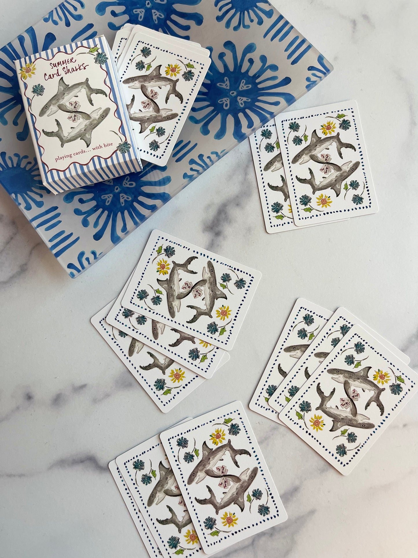 Summer Card Sharks Standard Playing Cards